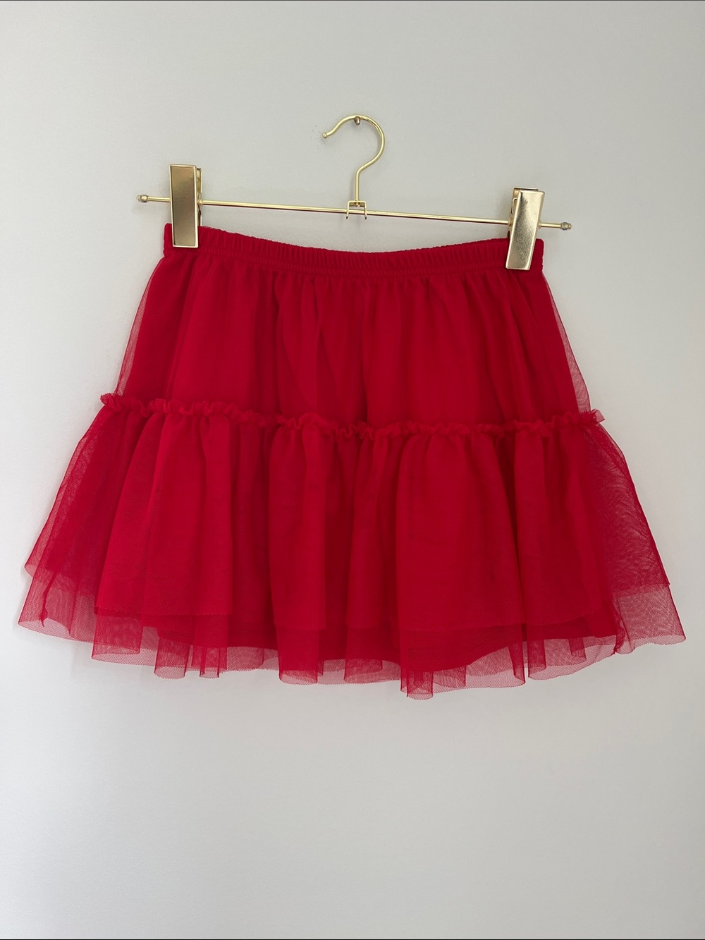 Circo | Red Layered Tulle Skirt for Kids Size L (10/12)